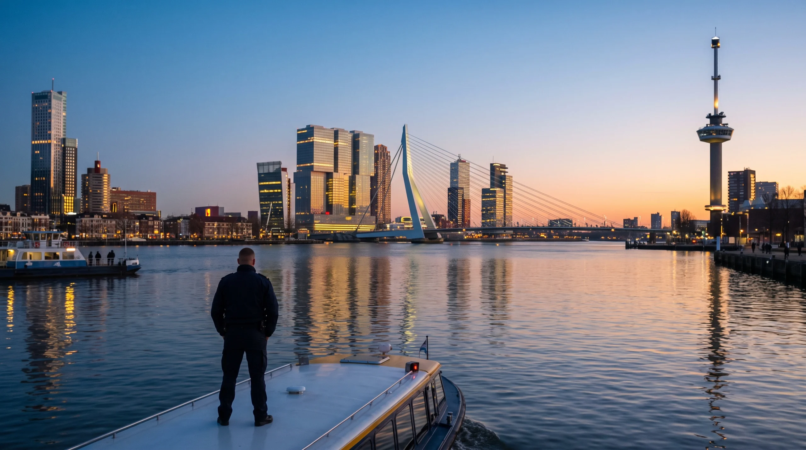 Skyline van Rotterdam (sfeerbeeld)