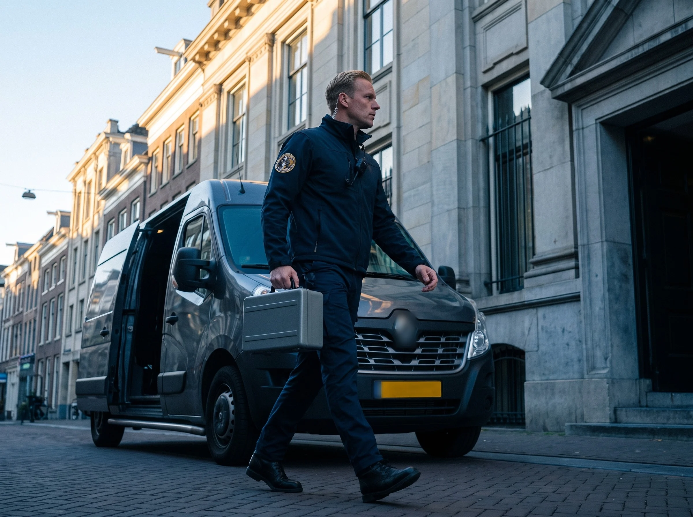 Geld- en waardetransport (sfeerbeeld)